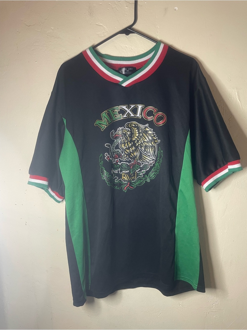 PRO USA Mexico National Team Soccer Jersey Fan Shirt 3XL Black Green Red